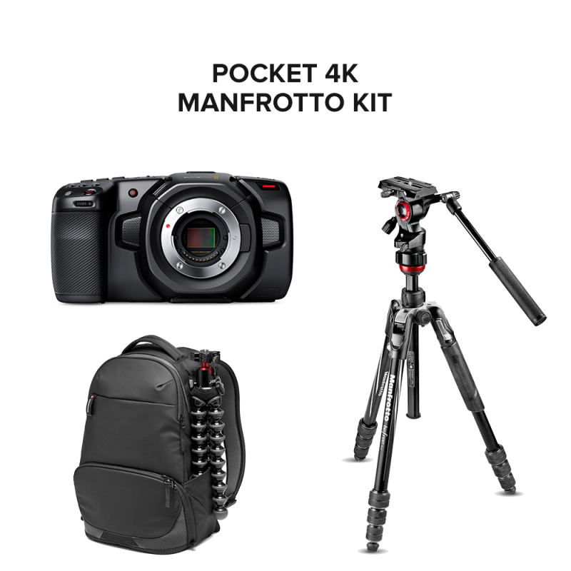 Pocket 4k Manfrotto KIT - Blackmagic