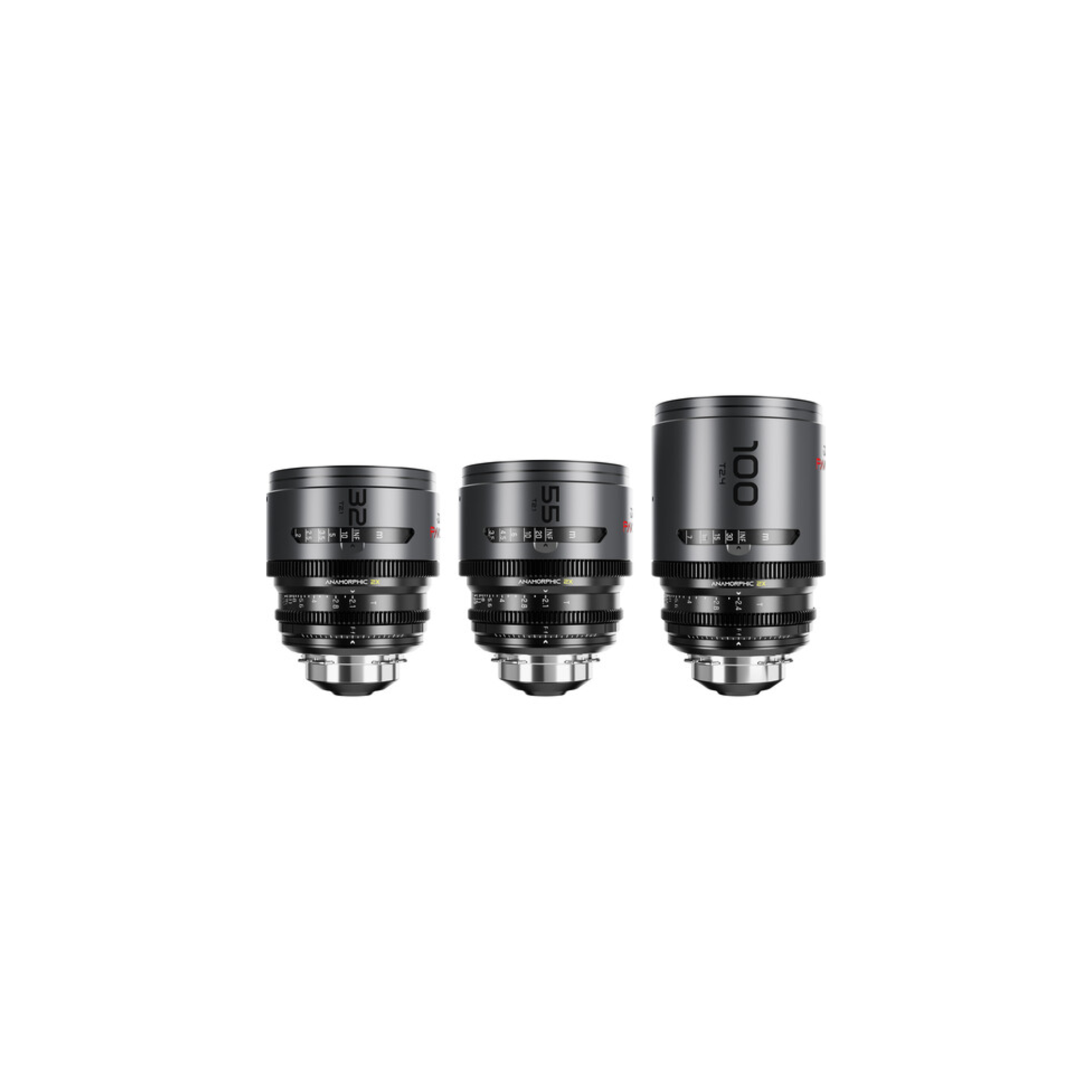 Kit 32-55-100mm 2xAnamorphic N