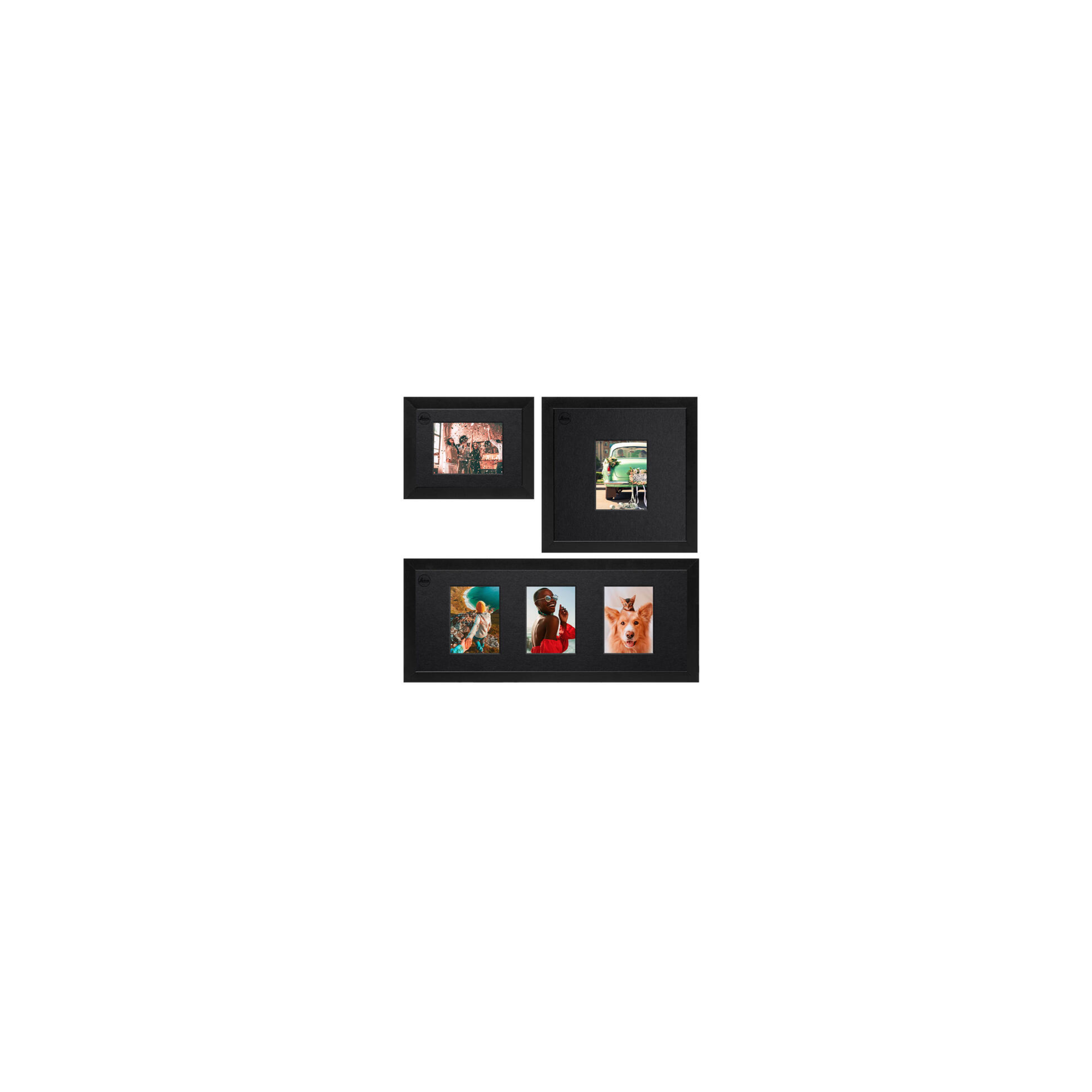Picture frame set Linden Black