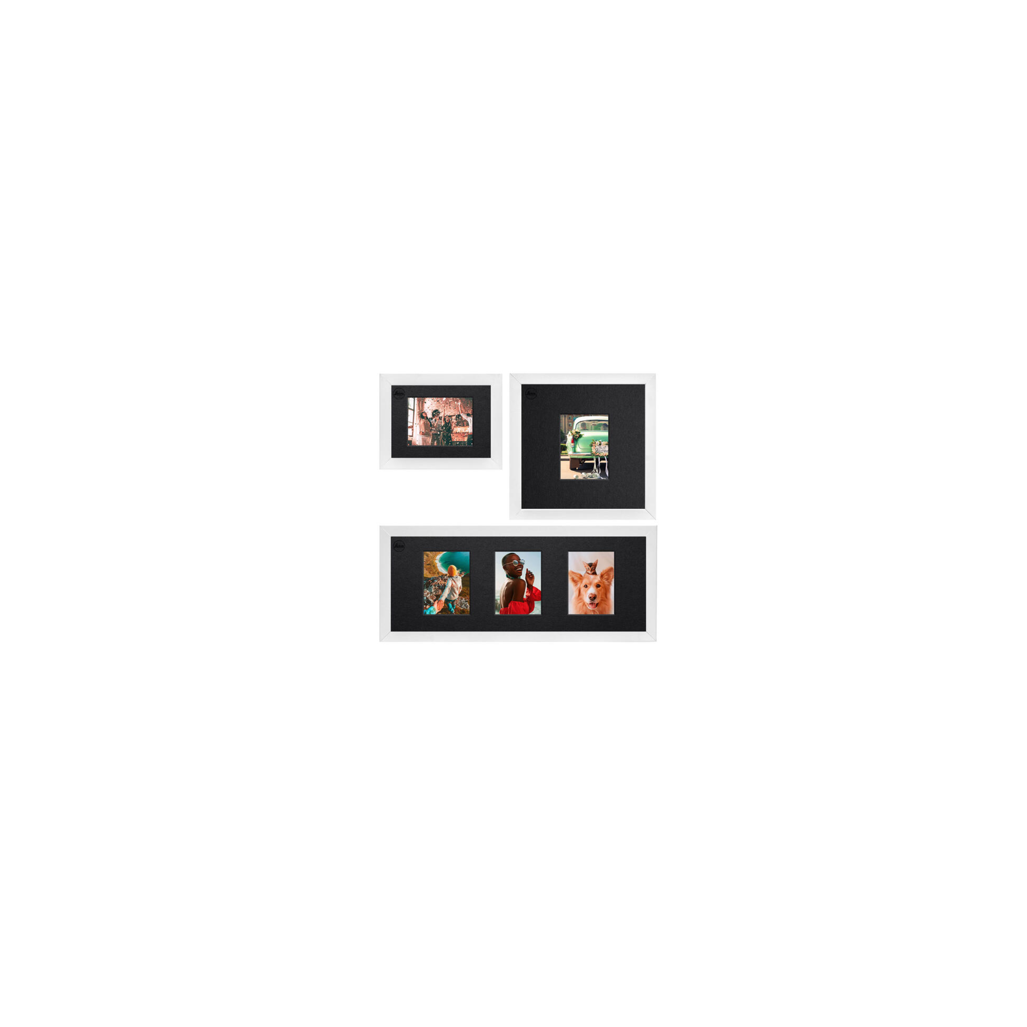 Picture frame set Linden White