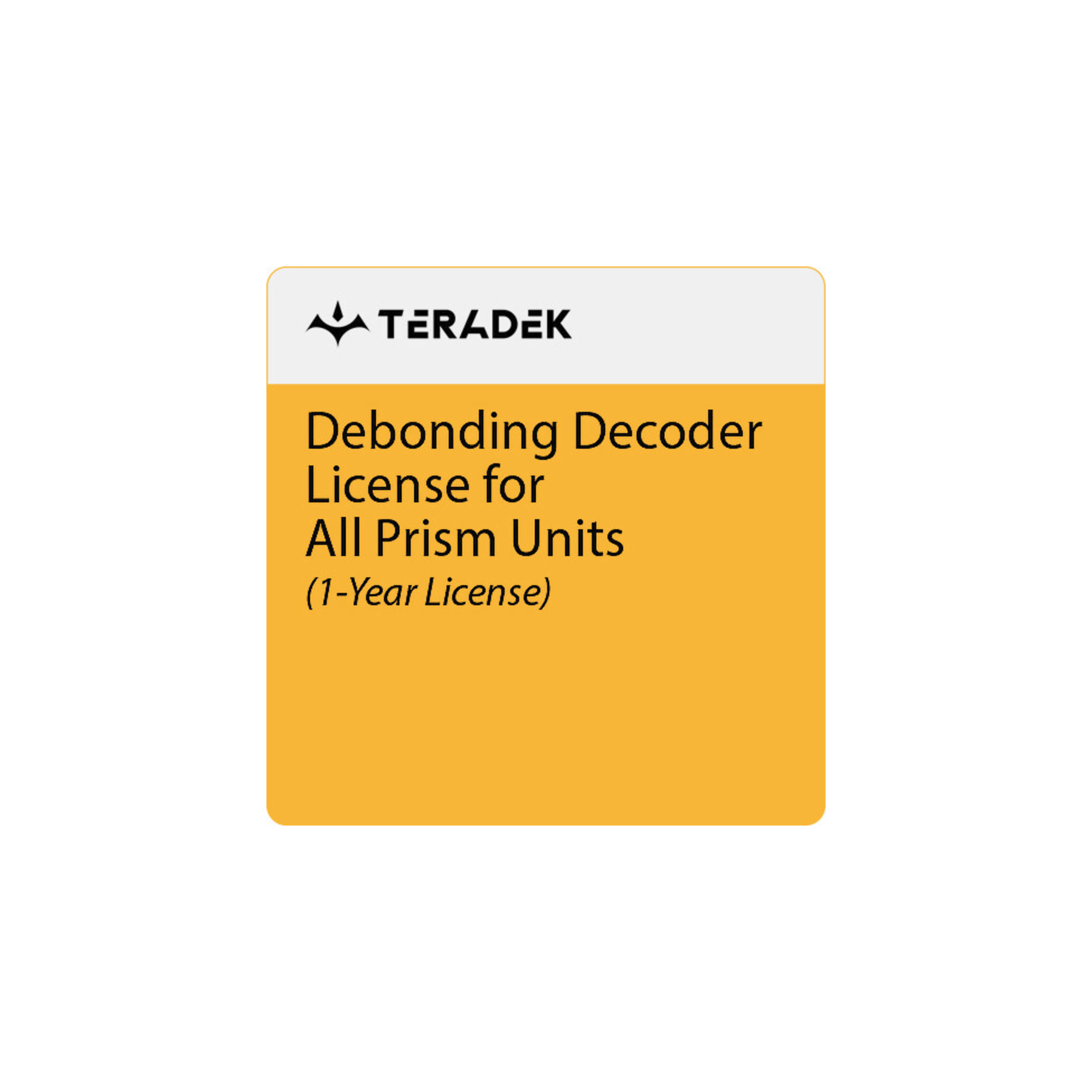 Debonding Decoder License - 1Y