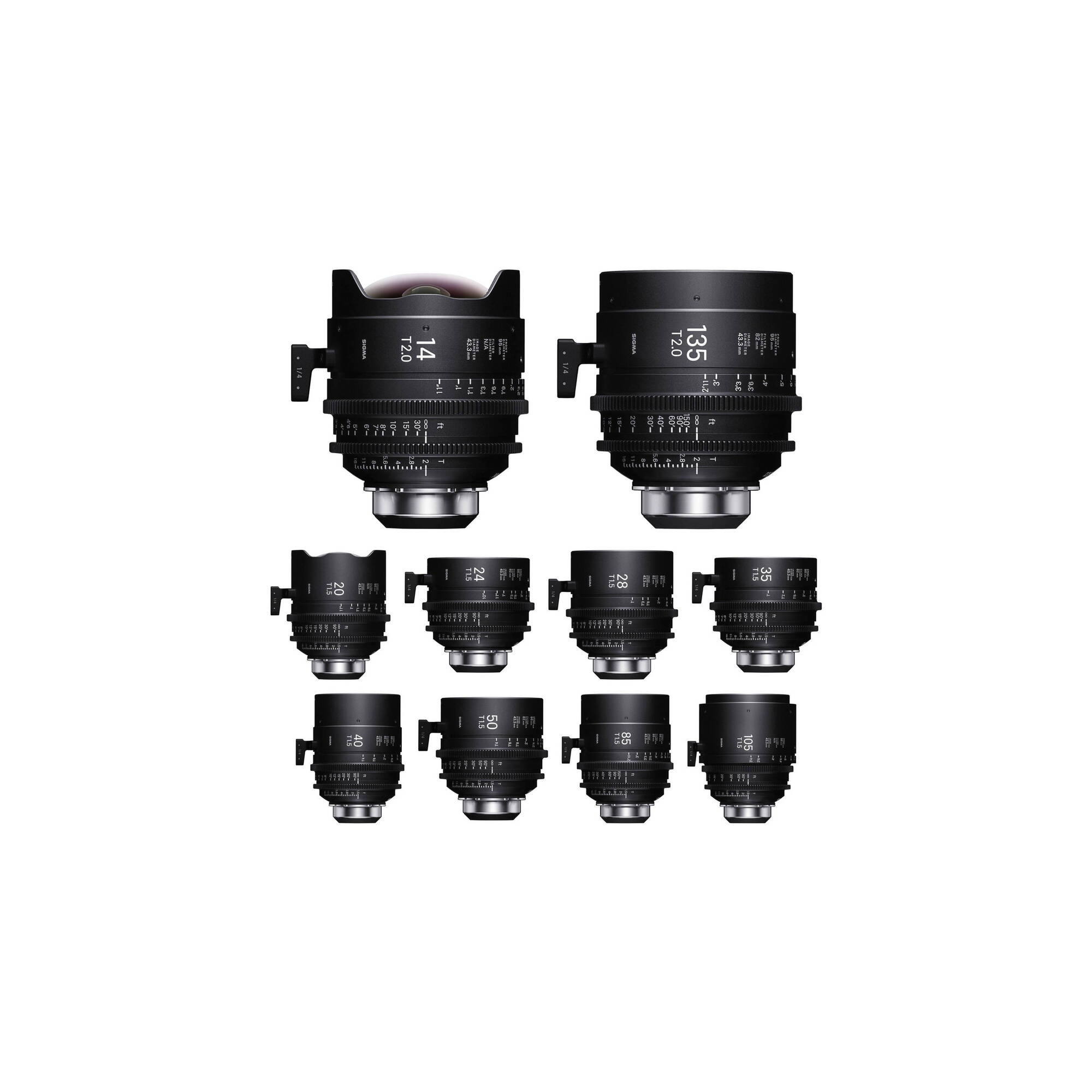 Kit Sigma Cine Full 10-EF MT