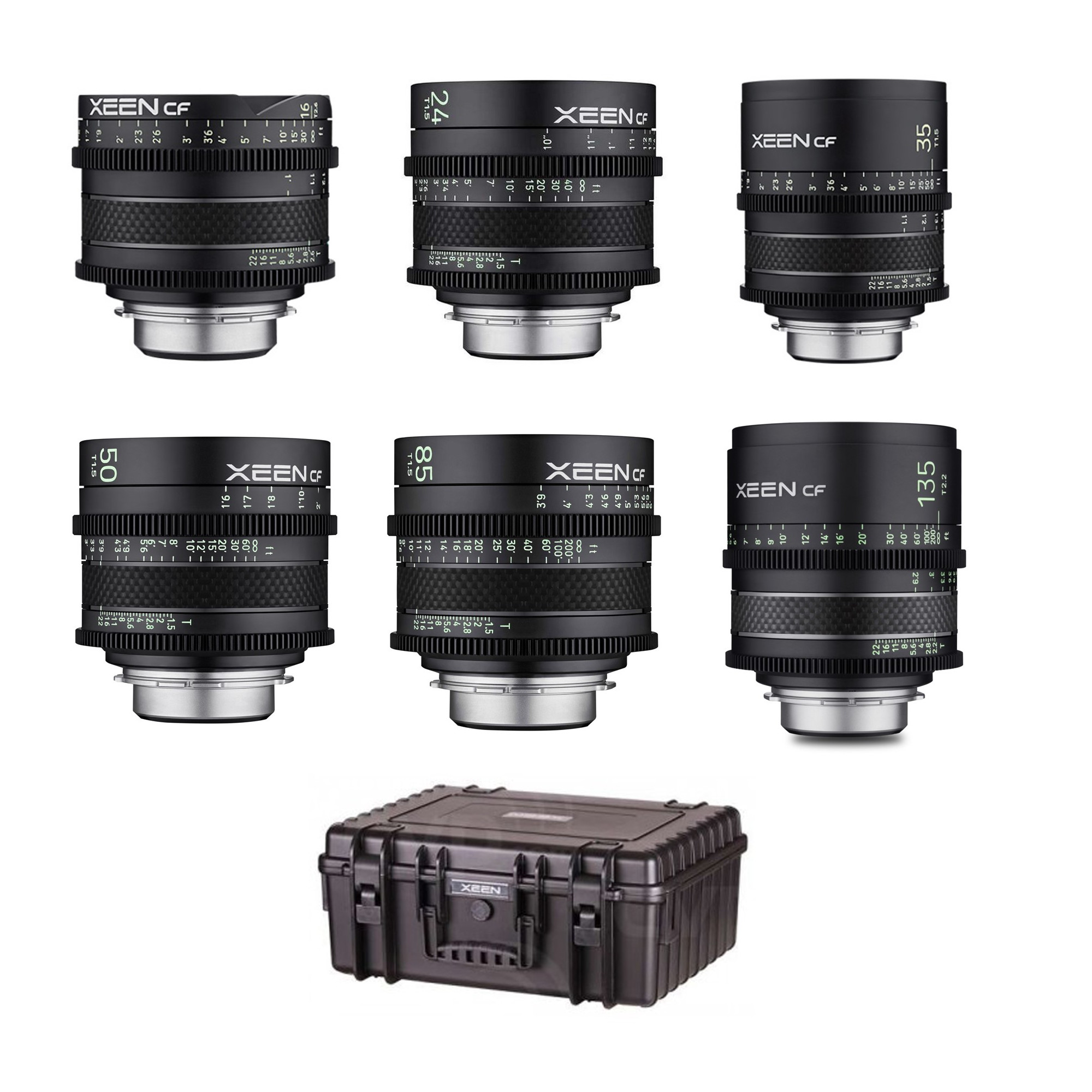 XEEN CF Cine 6 Lenses Canon - Samyang