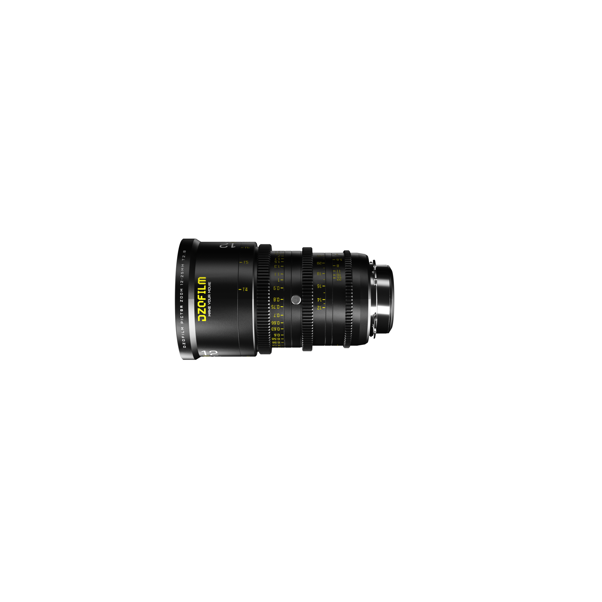 DZO Pictor 12-25 T2.8 Black