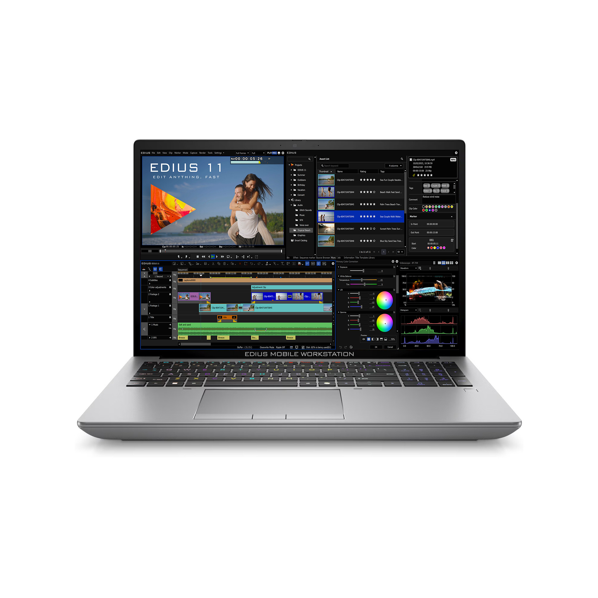 Edius Mobile Workstation