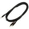 MiniJackStereo M-RCA L-R 1.5m
