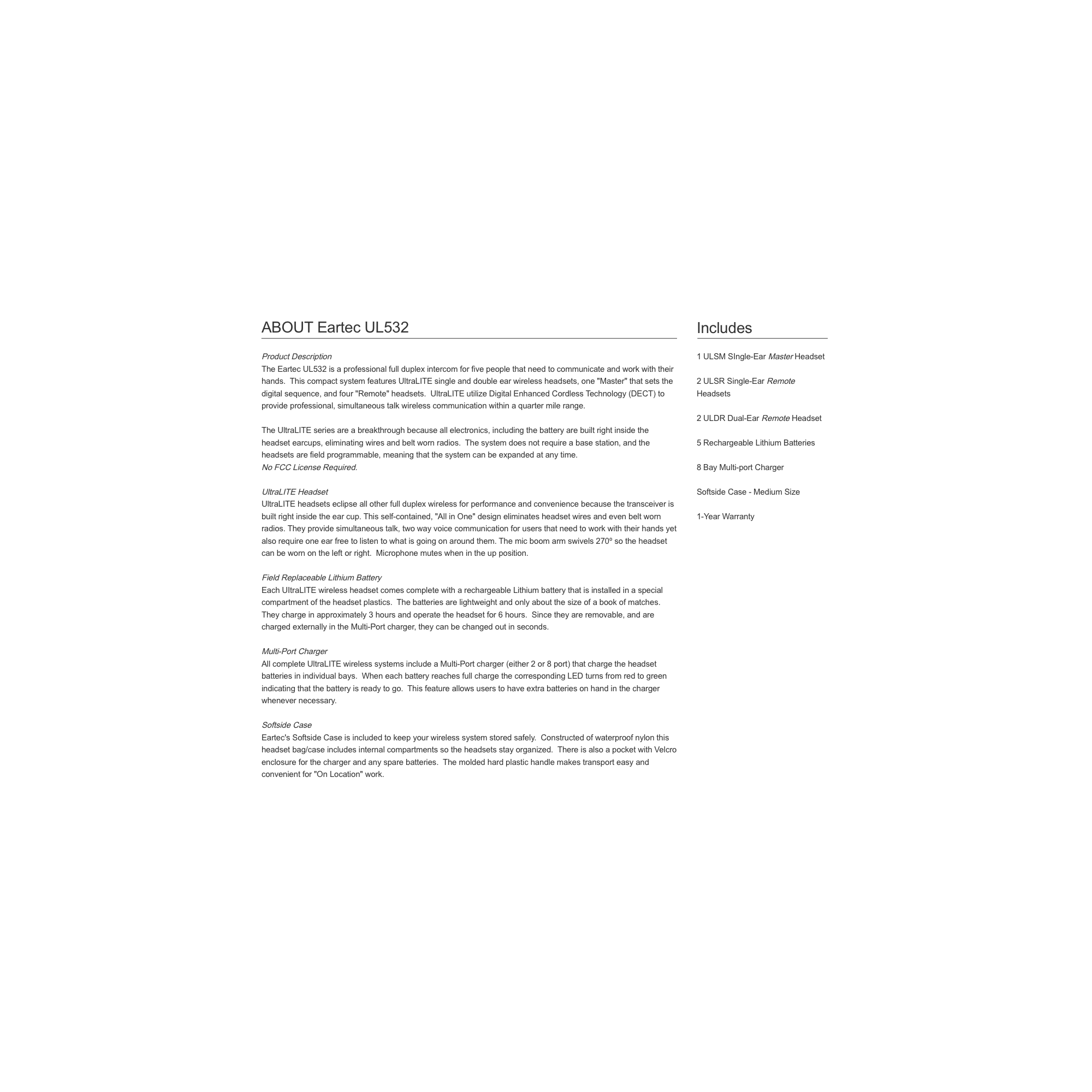 Ultralite UL5 UL5-32 HD