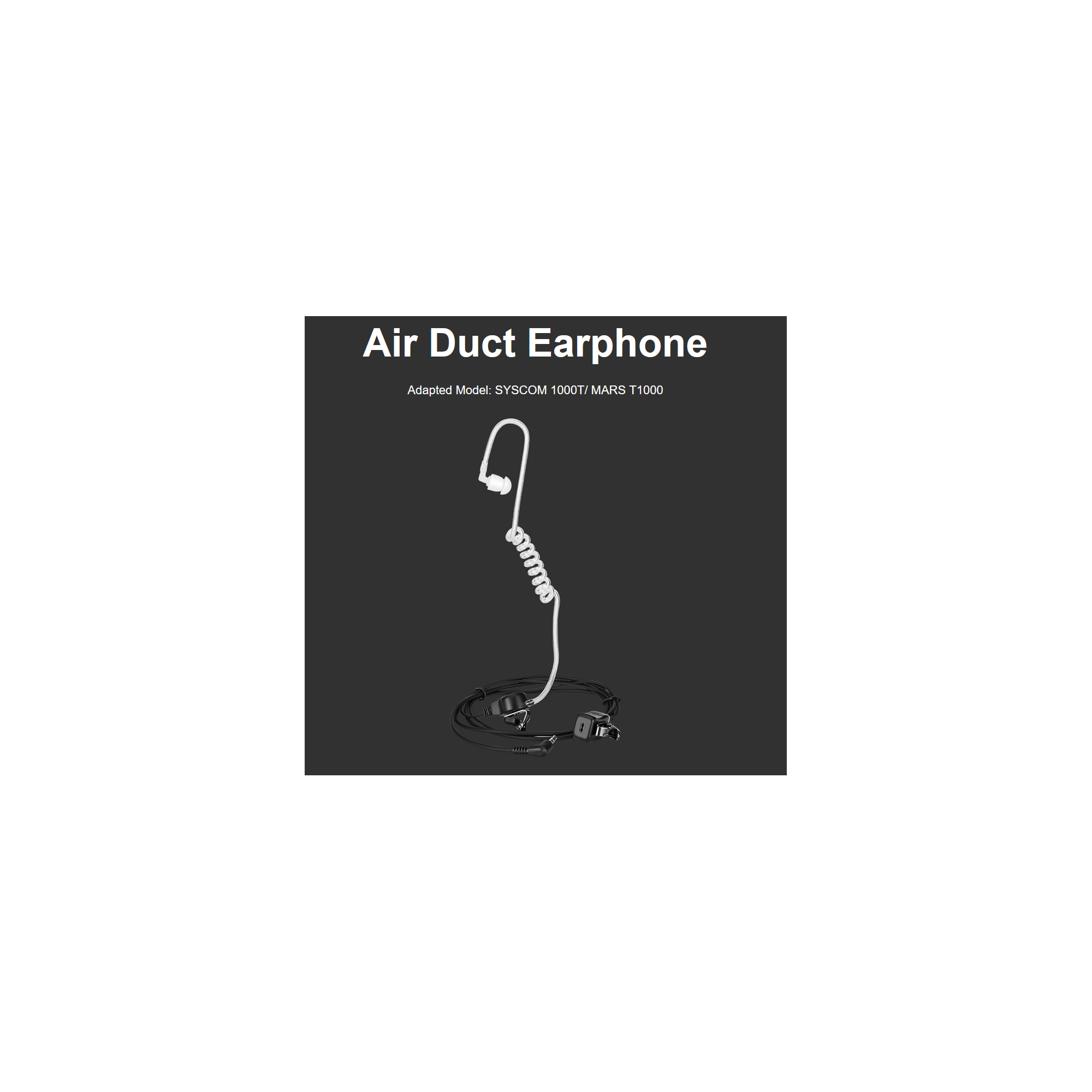 Air Duct Earphone