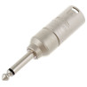 XLR M to Jack M Mono