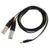 Mini JackStereoM2 XLR ML-R