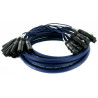XLR 3P M to F 3m MULTICORE 8ch
