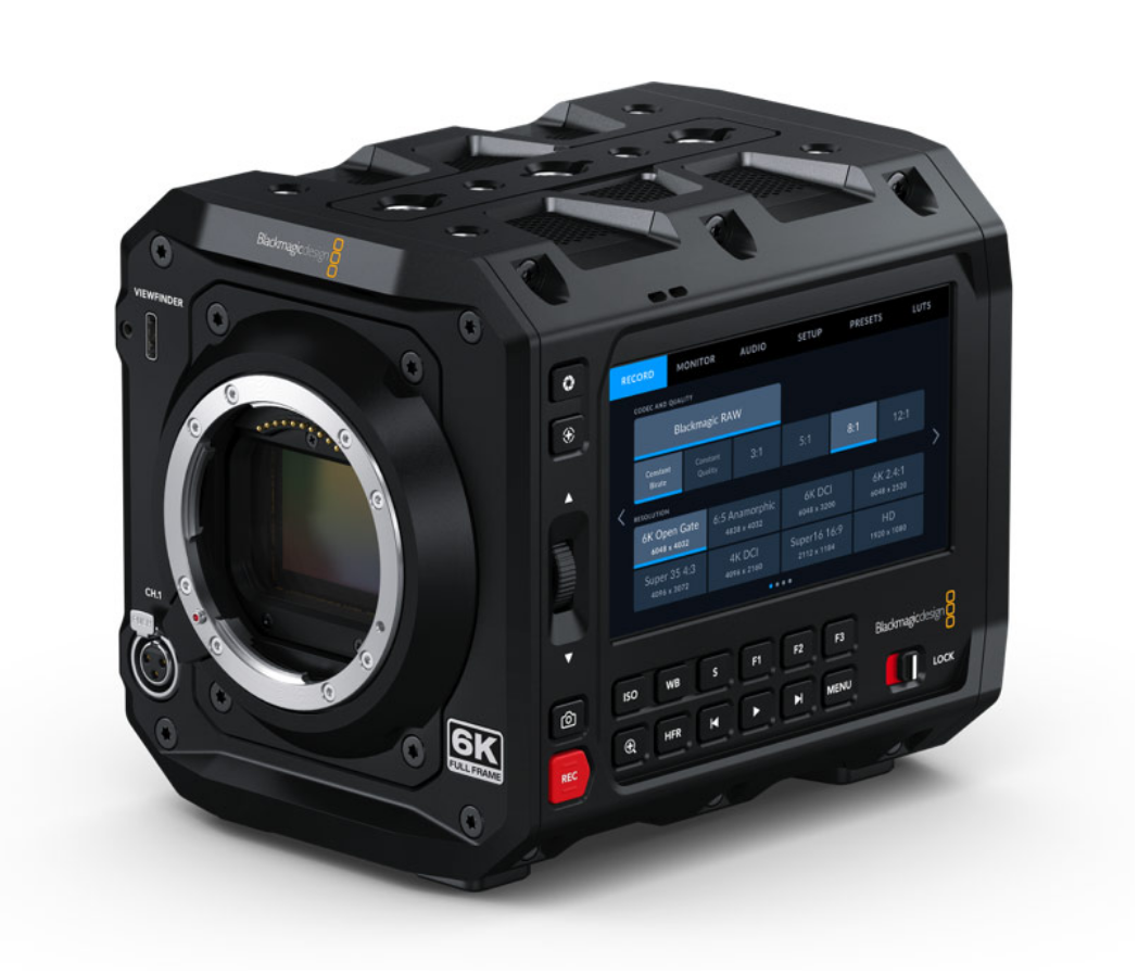 Blackmagic PYXIS 6K L | Full Frame sensor | Digital Cinema Cameras ...