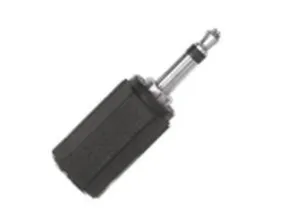 AT830 - adapter:  6.3 mm. mono jack female socket ->  2.5 mm. mono jack male plug.