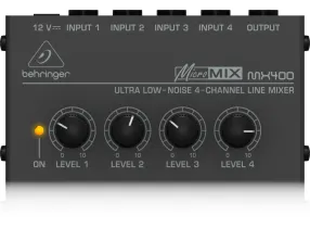 MICROMIX MX400 - Ultra Low-Noise 4-Channel Line Mixer