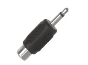 AT130 - adapter: RCA female socket ->  3.5 mm. mono jack male plug.