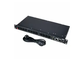 DX012 - Audiorack 0in 12out 96KHz for Dlive, Avantis, SQ, QU new, AHM. 1 rack unit