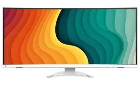 EV3851X-WT FlexScan - 37.5" Ultrawide Curved FlexScan Monitor with USB-C Docking, 3840x1600 - White