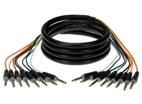 K Multichannel Cable 8 jack 6m - KLOTZ SC08JJ06 Multichannel cable 8 Jack - balanced Jack 6mt - SC08JJ06