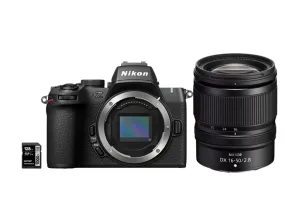 Z50II + Z DX 16-50 f/2.8 VR + SD 128GB - Z50II APS-C/DX Mirrorless Camera + Z DX 16-50 f/2.8 VR Lens + 128G SD Card