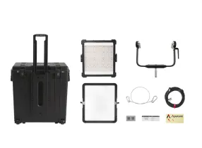 Nova II 1x1 Rolling Case Kit - 500W tunable color high fidelity panel light, 1,800K-20,000K , IP65 with case