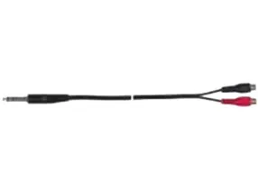 SG305 - cable Jack 6,3 Stereo male - 2x RCA female