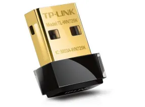 TL-WN725N - Adapter Wireless for camera connection WiFi 802.11n, 802.11g, 802.11b