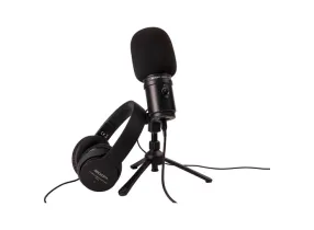 ZUM-2 Podcast Mic Pack - Podcast Mic Pack with ZUM-2 Mic, Headphones, Desktop Stand, Cable & Windscreen