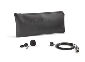 WL183MB/O-TQG - Low-Profile Omnidirectional Lavalier Microphone with TA4F Connector (Black)