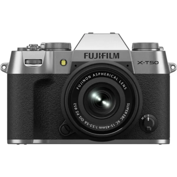 X-T50 KIT 15-45mm Silver - Fujifilm