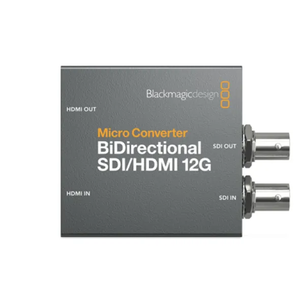 Micro Converter BiDirectional SDI/HDMI 12G wPSU - Blackmagic