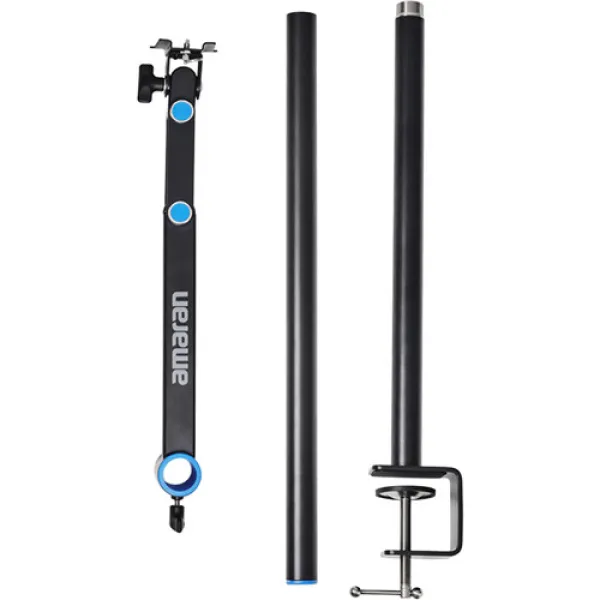 Verge Desk Clamp Stand-Black - Amaran