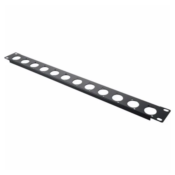 Rack Panel 1U 12XLR - Thon